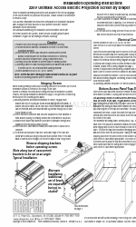 Draper 118197 Instructions d'installation et d'utilisation