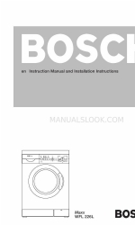 Bosch MAXX WFL 226L Manual de instrucciones e instrucciones de instalación