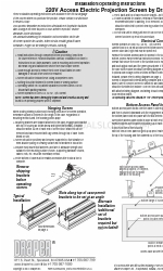 Draper 220V Access Installatie- en bedieningsinstructies