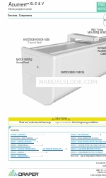 Draper Acumen E Installatie- en bedieningsinstructies