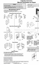 Draper FlexShade Instrucciones de instalación