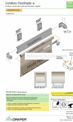 Draper FlexShade Instrucciones de instalación y funcionamiento