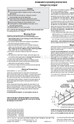 Draper Paragon Instructions d'installation et d'utilisation