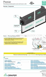 Draper Premier Istruzioni Installazione e funzionamento