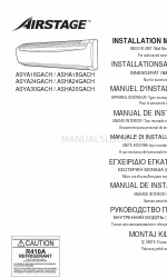 AirStage ASHA18GACH Посібник з монтажу