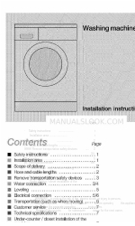 Bosch WAE20060UC/22 Istruzioni per l'installazione