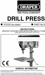 Draper DRILL PRESS Руководство по эксплуатации