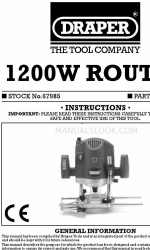 Draper PT1200V Anleitung Handbuch