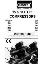 Draper DA25/201 Manual de instruções