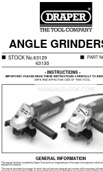 Draper ANGLE GRINDERS Gebruiksaanwijzing