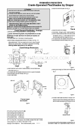 Draper Crank-Operated FlexShade Kurulum Talimatları