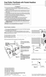 Draper Dual Roller FlexShade with Pocket Headbox Petunjuk Instalasi