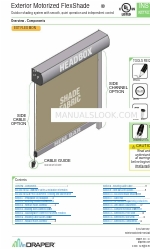 Draper FlexShade Anleitung Installation & Betrieb