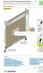 Draper FlexShade Anleitung Installation & Betrieb