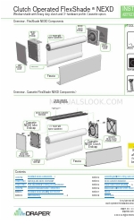 Draper FlexShade NEXD Instrukcja instalacji i obsługi