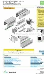 Draper FlexShade NEXD Instrukcje instalacji i obsługi