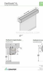 Draper FlexShade XL Installation & Operation Instructions