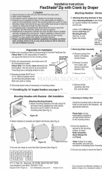 Draper FlexShade Zip with Crank Panduan Petunjuk Instalasi