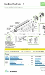 Draper LightBloc FlexShade Kurulum ve Çalıştırma Talimatları