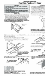 Draper Panel Track FlexShade Installation Instructions