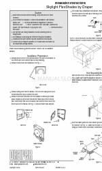 Draper Skylight FlexShades Instrukcje instalacji