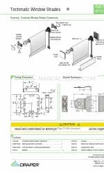 Draper Techmatic Window Shade Installation & Operation Instructions