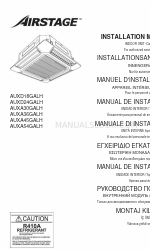 AirStage AUXA36GALH Manual de instalação