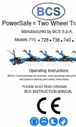 BCS 738 Manual de instrucciones