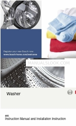 Bosch WIA24201GC Manual de instruções e instruções de instalação