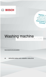 Bosch WLK20260IN Manual de instruções e instruções de instalação