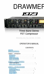 Drawmer 1973 Gebruikershandleiding