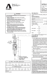 Alemite 7506-1 Installations- und Wartungsanweisungen