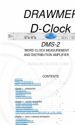 Drawmer D-Clock DMS-2 소유자 매뉴얼