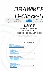 Drawmer D-Clock-R DMS-6 소유자 매뉴얼