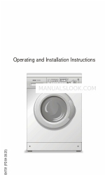 Bosch WVT 52458 Operating & Installation Instructions Manual