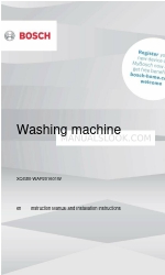 Bosch XQG80-WAP201601W Manual de instruções e instruções de instalação