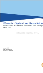 BD ALARIS PCU Addendum al manuale d'uso