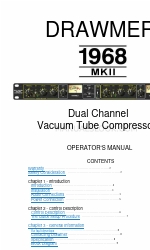 Drawmer 1968 MKII Manual del usuario