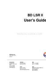 BD LSR	II User Manual