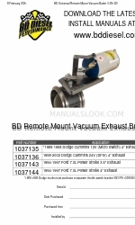 BD Diesel Performance 1037144 Installation Manual