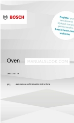 Bosch CMG7241 1B Series User Manual And Installation Instructions