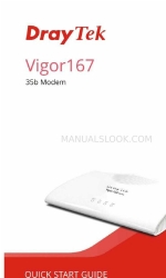 Draytek Vigor167 Schnellstart-Handbuch