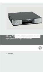 Bosch Divar 700 Series Manual de operação