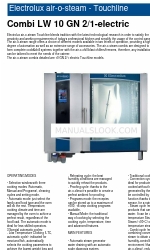 Electrolux TOUCHLINE LW 10 GN Specifications