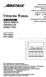 AirStage UTY-CGGG Betriebshandbuch