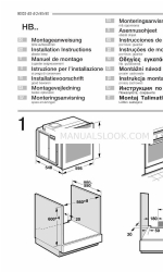 Bosch HBA13B150B Manual de instruções de instalação