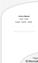 Electrolux C260 Manual de servicio