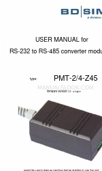 BD Simex RS-232 Посібник користувача