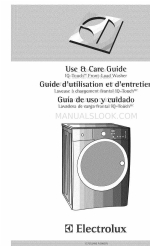 Electrolux EIFLS55I - 27'' Front-Load Washer Use And Care Manual