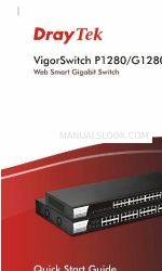 Draytek VigorSwitch G1280 Manual de início rápido